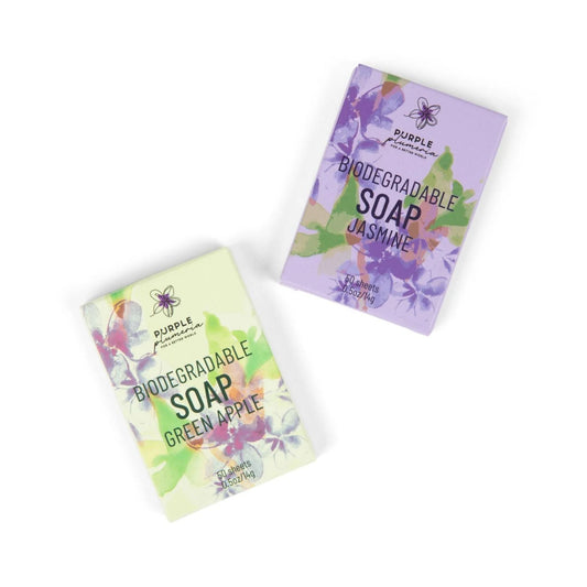 Biodegradable Soap Sheets. Jasmine & Green Apple. Perfect for Camping & Travel