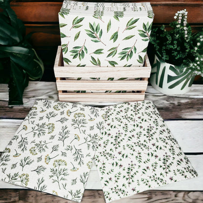 Biodegradable Kitchen Cloths 70% Cellulose 30% Cotton Eco-Friendly Reusable Set