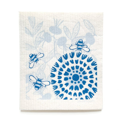 Bloom Tea Towel + 2 Swedish Dishcloths Bundle