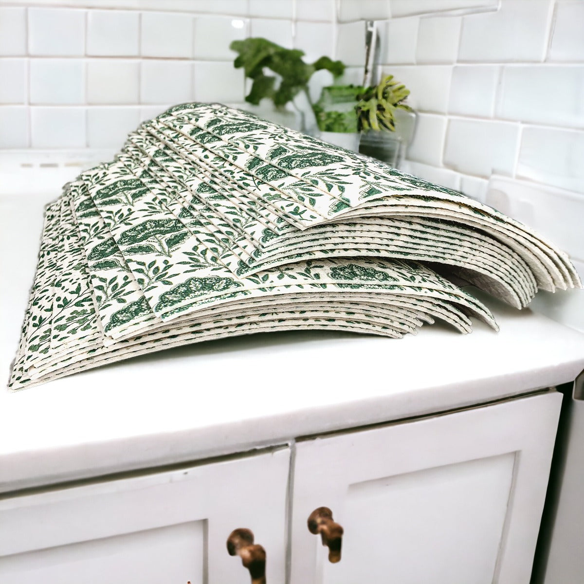 Garden Multipurpose Eco Cloths Reusable Biodegradable Kitchen Cloths Set Of 3