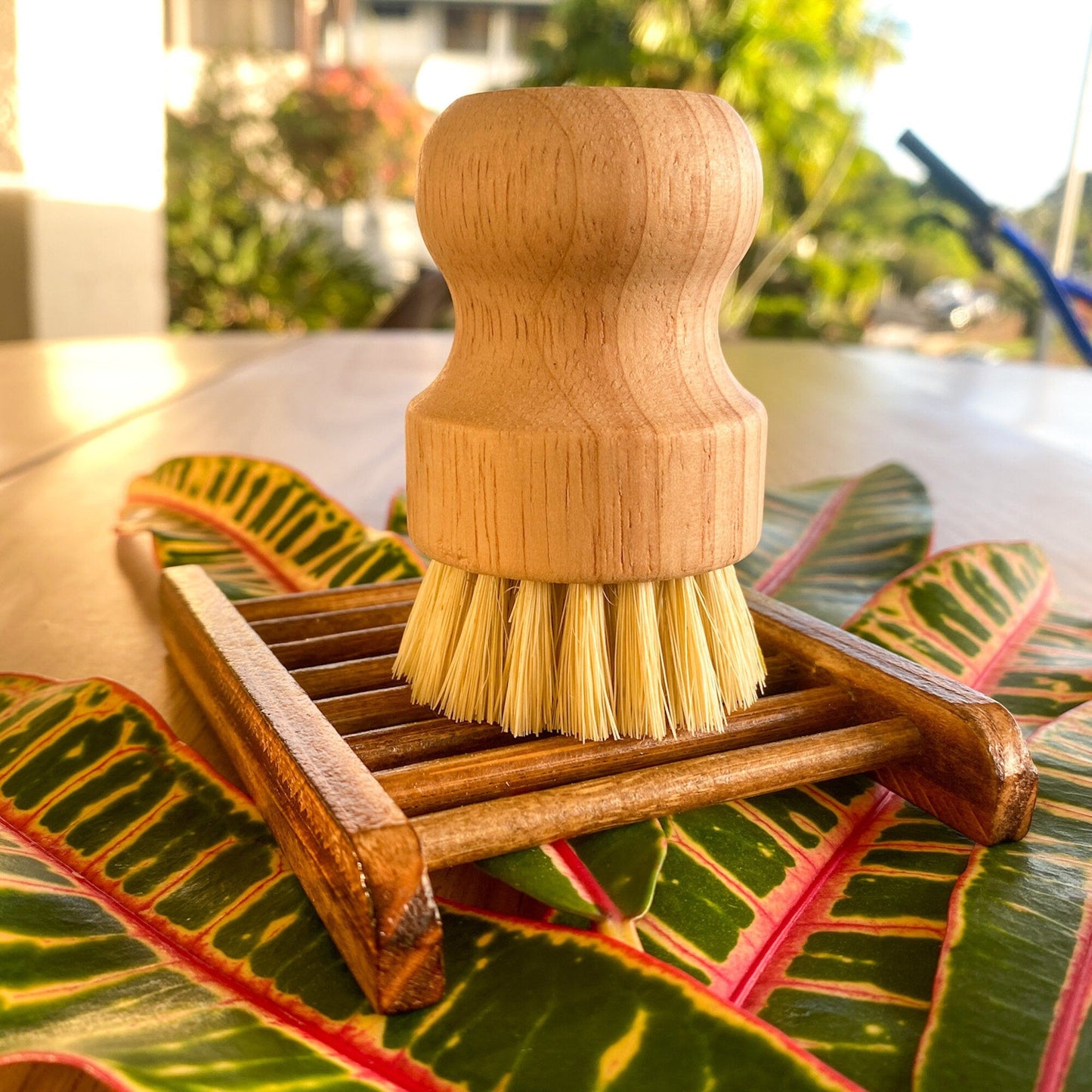 Sustainable Dish Brush, Eco Friendly Kitchen Scrub Brush for Dish Washing